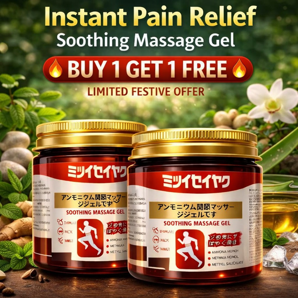 QUICKRELIEF™ - JAPANESE INSTANT PAIN RELIEF SOOTHING MASSAGE GEL (BUY 1 GET 1 FREE)