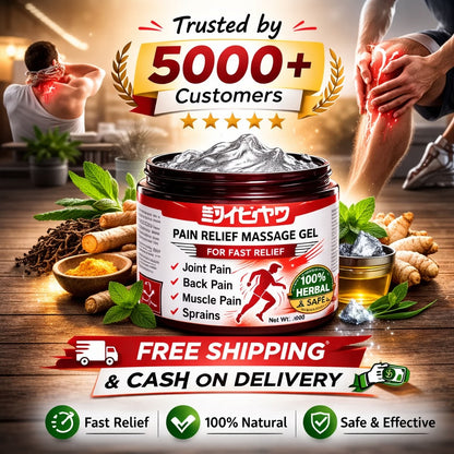 QUICKRELIEF™ - JAPANESE INSTANT PAIN RELIEF SOOTHING MASSAGE GEL (BUY 1 GET 1 FREE)